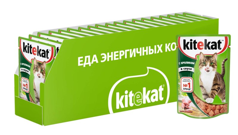 Корм для кошек Kitekat мясной пир (сухой), 800 гр.