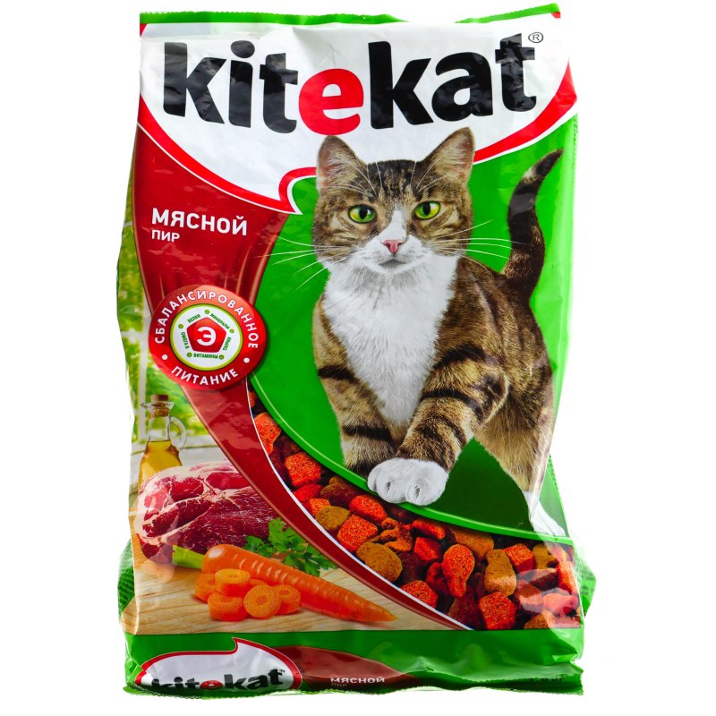 Корм для кошек Kitekat с говядиной 28шт. Х 85 Г