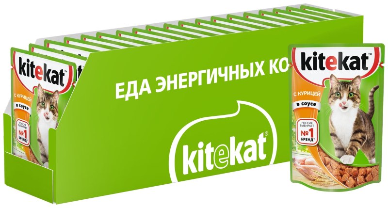 Китекат корм для кошек 85гр.(28шт)(24шт)