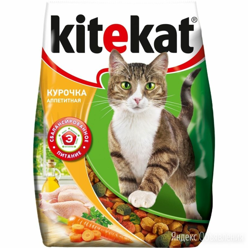 Корм для кошек Kitekat мясной пир 1.9 кг