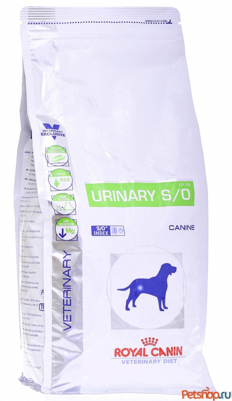 Royal Canin Urinary для собак 14 кг
