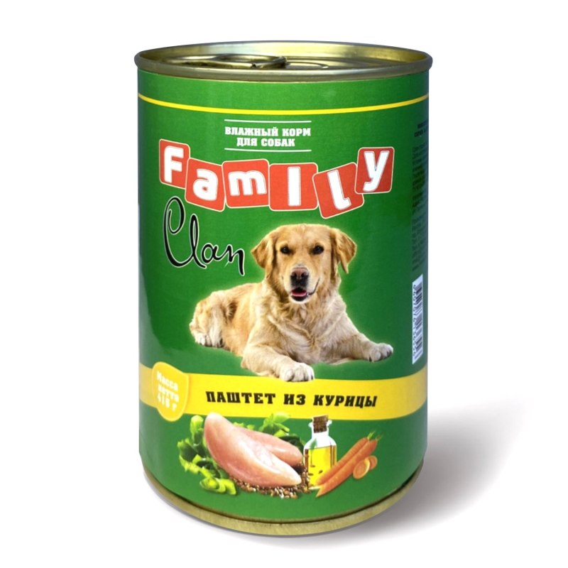 Корм для собак Clan (0.97 кг) 6 шт. Family паштет из ягнёнка для собак