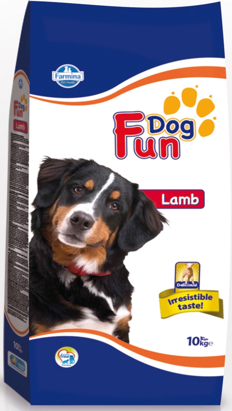 Сухой корм Farmina fun Dog Lamb, для взрослых собак, ягненок, 10кг