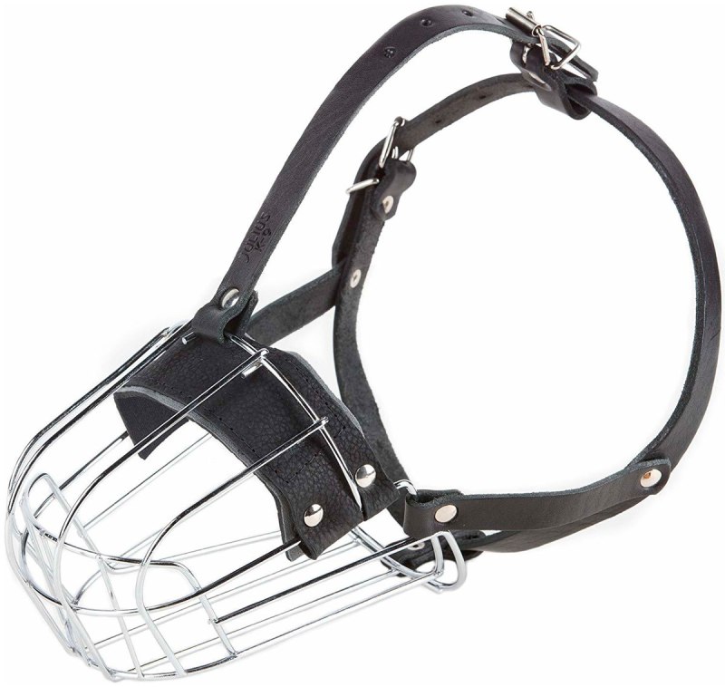 Julius-k9 намордник для собак c укороченной мордой (34,5х10,5см), металл