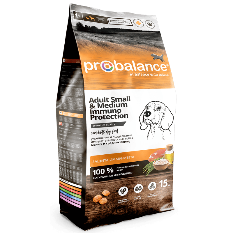 Корм для собак PROBALANCE (15 кг) Immuno Puppies Maxi