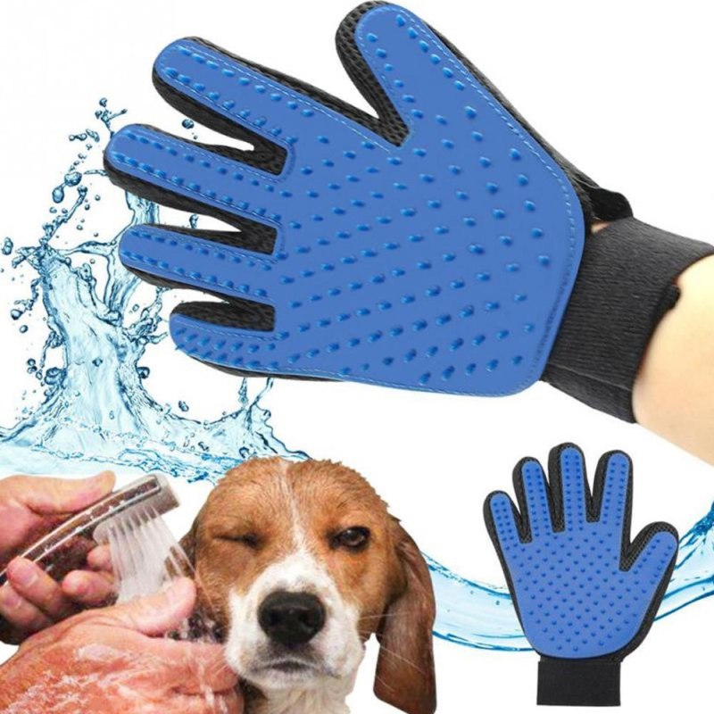 Перчатка для вычёсывания шерсти true Touch