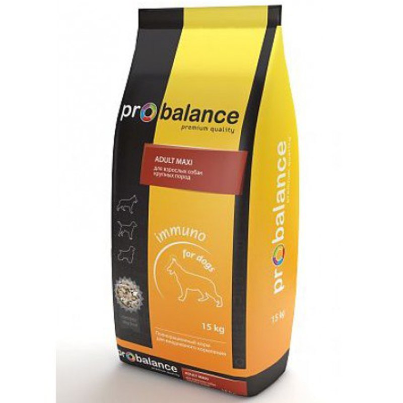 Корм для собак PROBALANCE (15 кг) Immuno Adult Maxi