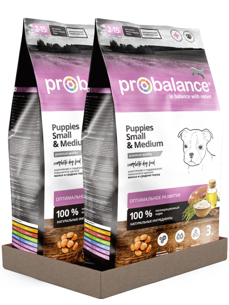 Корм для собак PROBALANCE Immuno Protection говядина с морковью 850г
