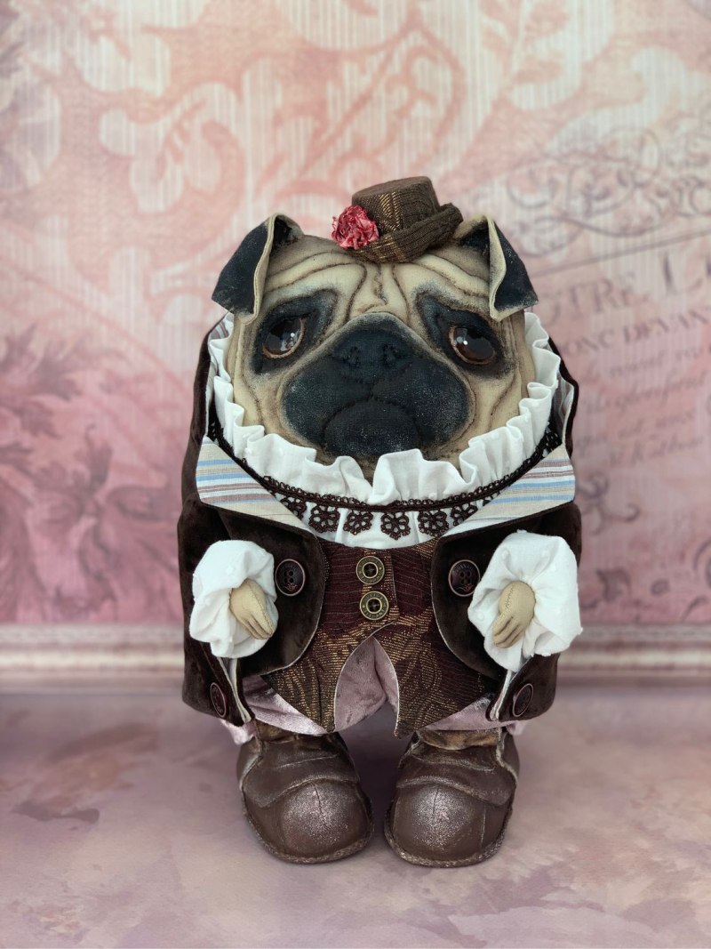 Вязаная кофта для МОПСА