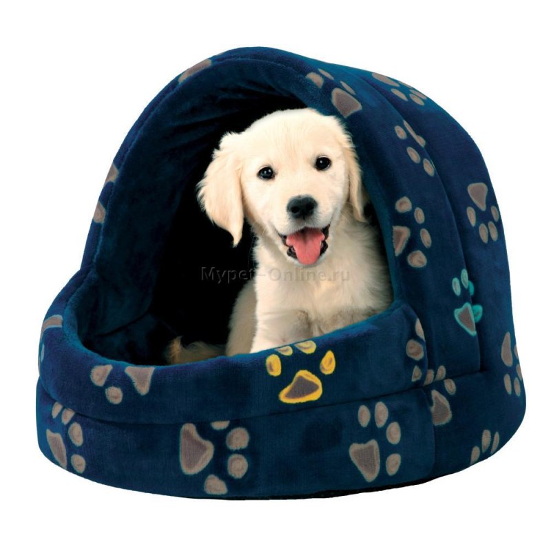 Trixie лежак-пещера для животных Jimmy серый 40×35×35см