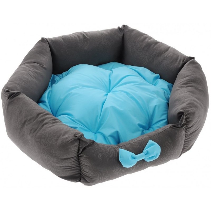 Лежанка Lion Manufactory "комфорт" s 53*48*16 см голубой