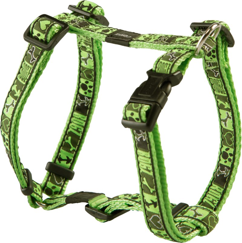 Шлейка Rogz классическая, sj12cm, мята серебро