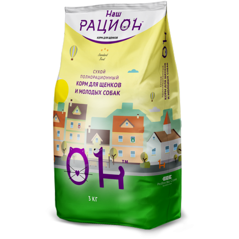 Корм для собак наш рацион (15 кг) мясное ассорти