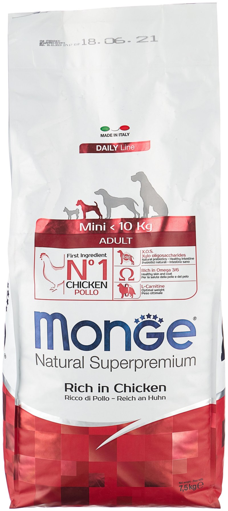 Monge Cat Monoprotein Sterilised корм для стерилизованных кошек с форелью 10 кг