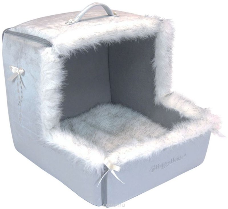 Лежак для собак Happy House New Classic ribcord Chair s 55х51х36 см