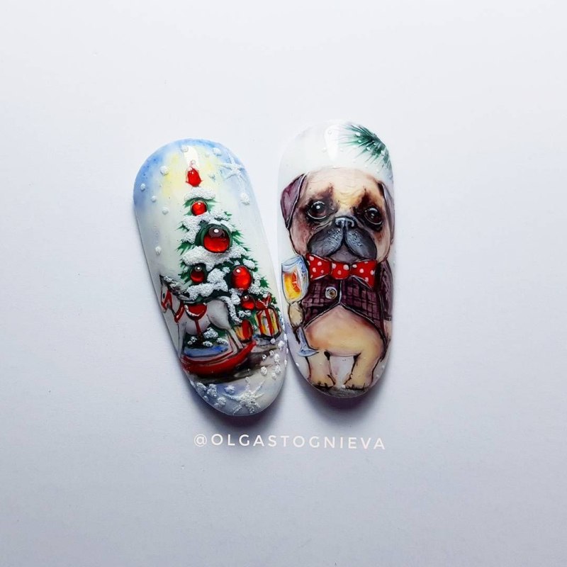 Маникюр со шпицем