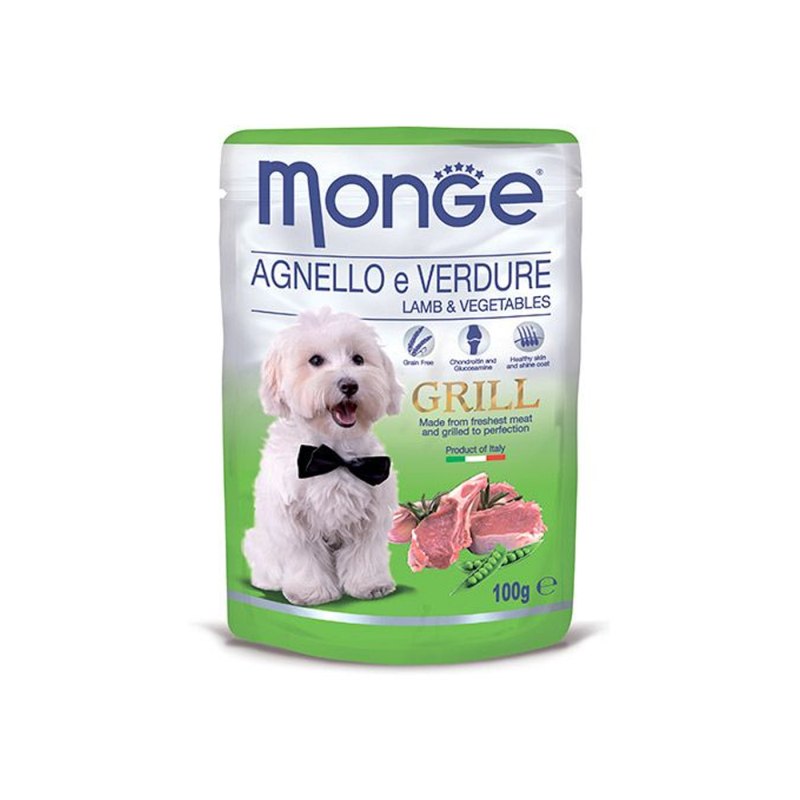 Monge Dog Grill Senior Pouch паучи для пожилых собак утка 100г