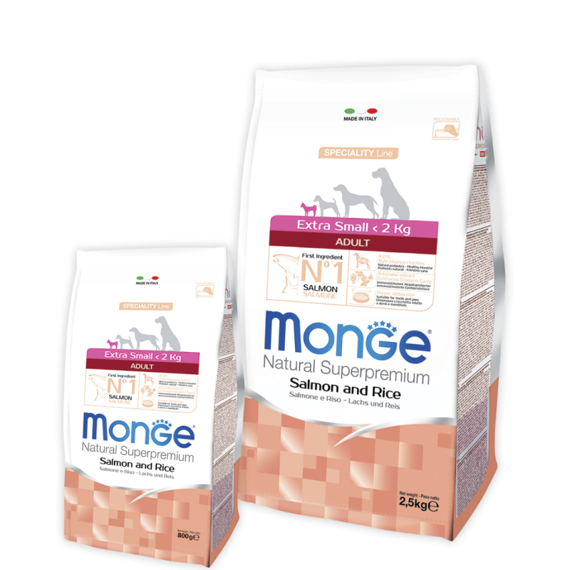 Monge Dog Extra small корм для щенков миниатюрных пород с курицей 800г
