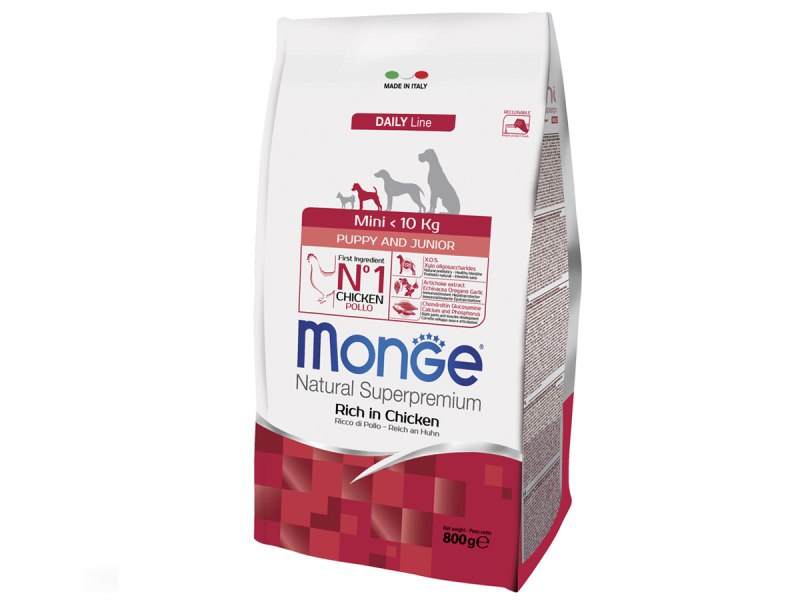 Monge Dog Speciality Mini корм для взрослых собак мелких пород лосось с рисом 800г