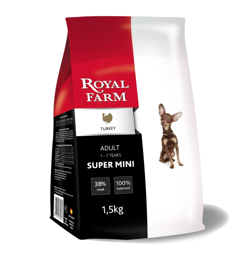 Корм для собак Royal Farm для супер мелких пород