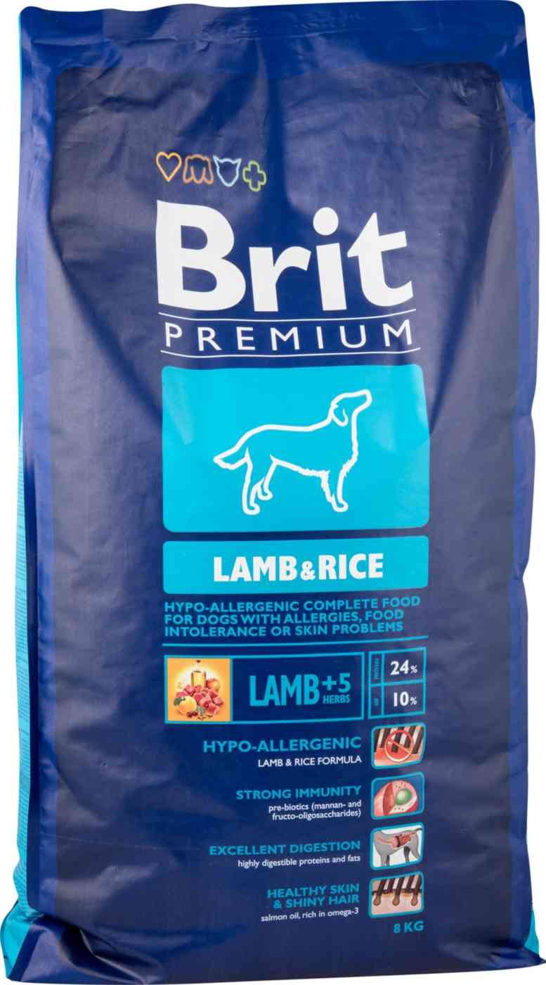 Сухой корм Brit Care Adult large Breed для крупных собак с ягненком и рисом, 12кг.