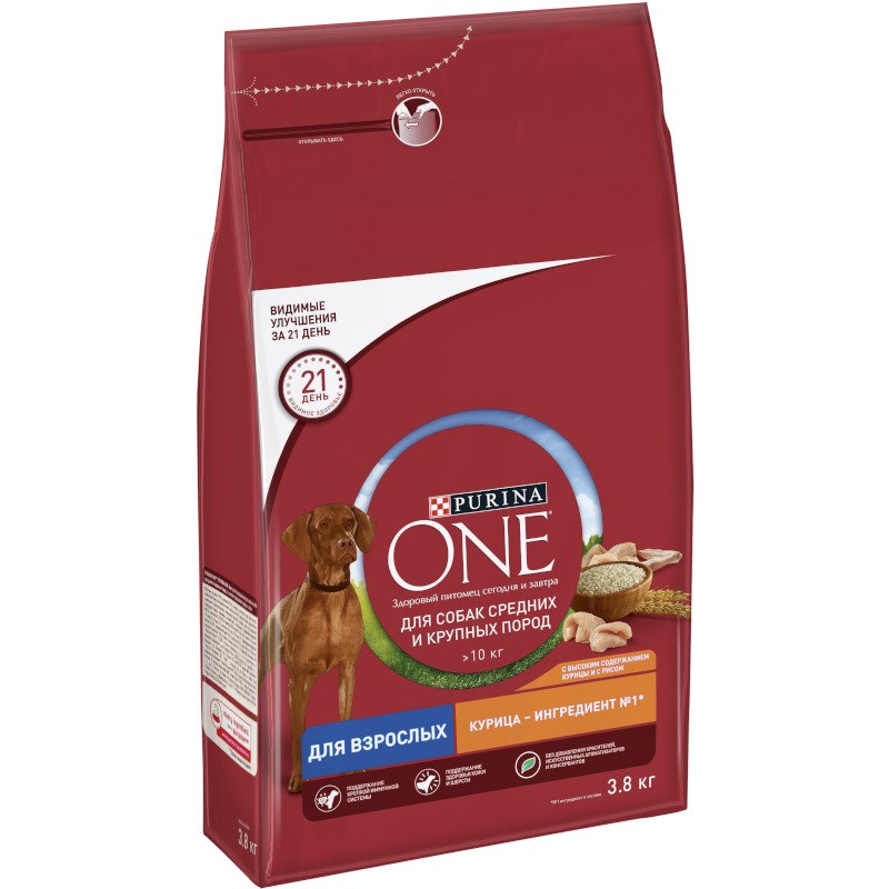 Purina one для взрослых собак 1.8