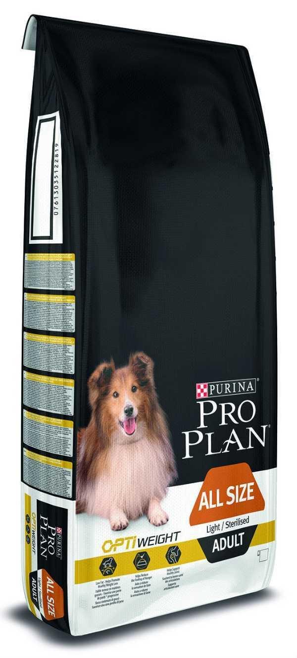 Корм для стерилизованных собак Purina Pro Plan OPTIWEIGHT курица с рисом 14 кг