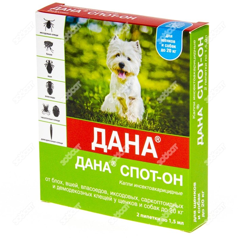 Дана спот-он для собак