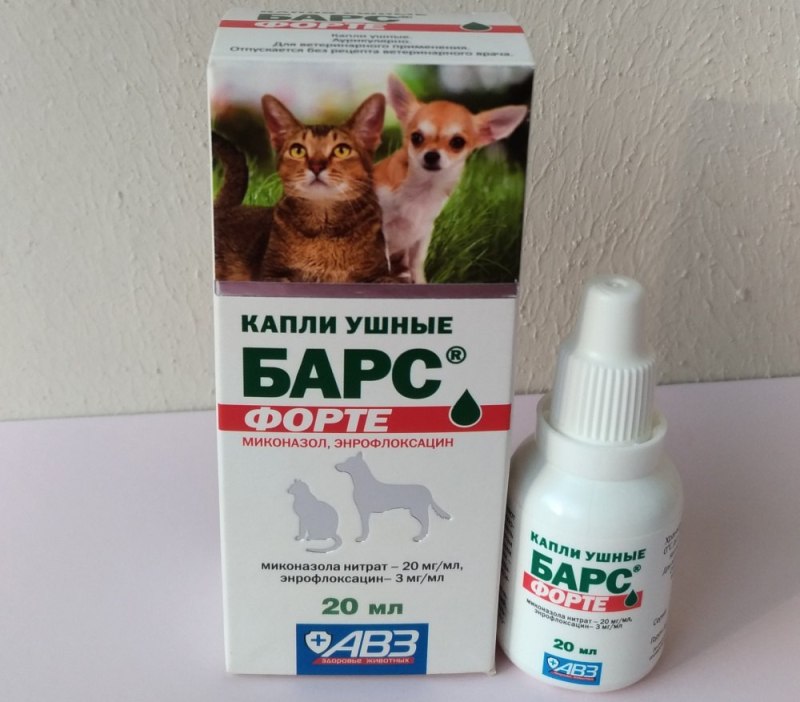 Барс капли глазные (вет), 10 мл