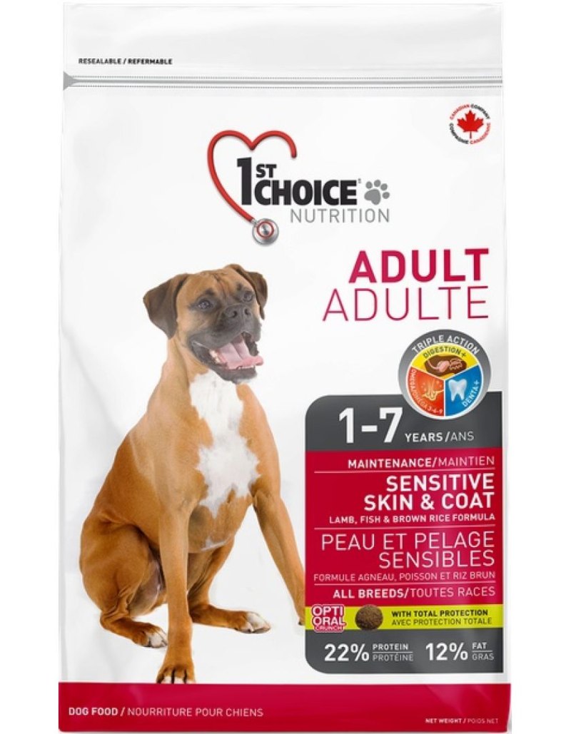 1st choice Adult sensitive Skin & Coat 20 кг