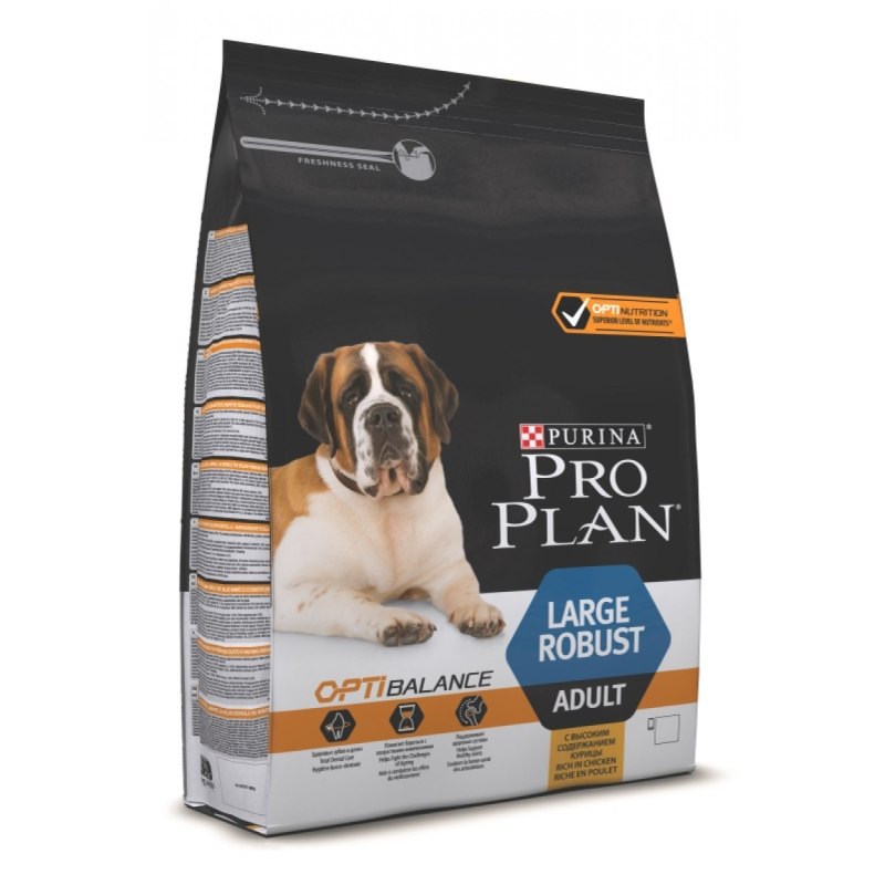 Сухой корм для собак Pro Plan OPTIBALANCE, robust