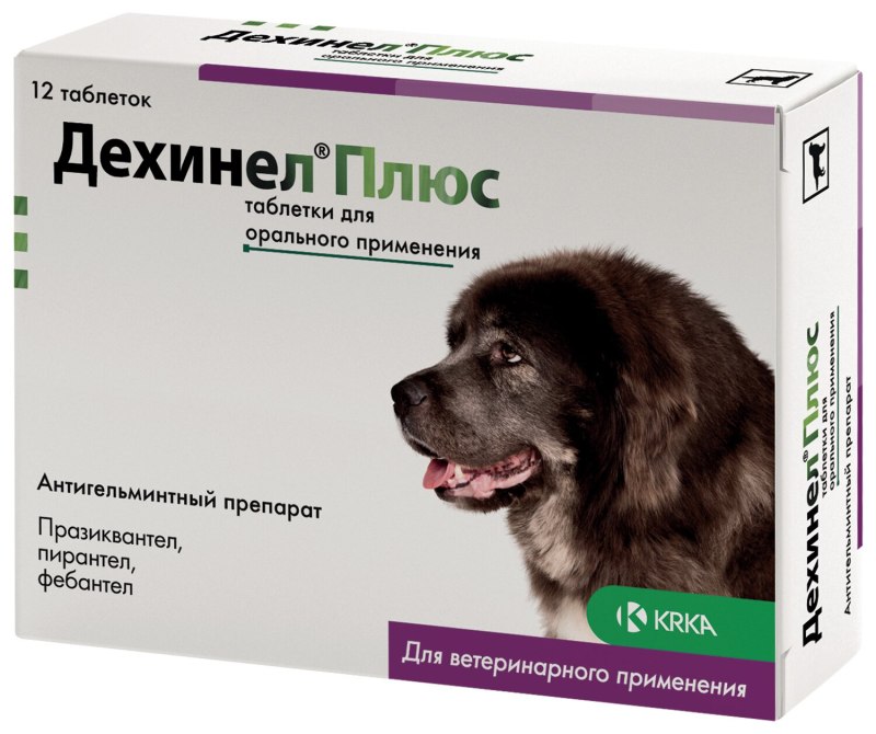 КРКА Дехинел плюс XL таблетки для собак