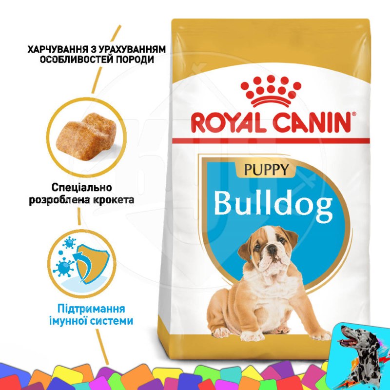Корм для щенка английского бульдога