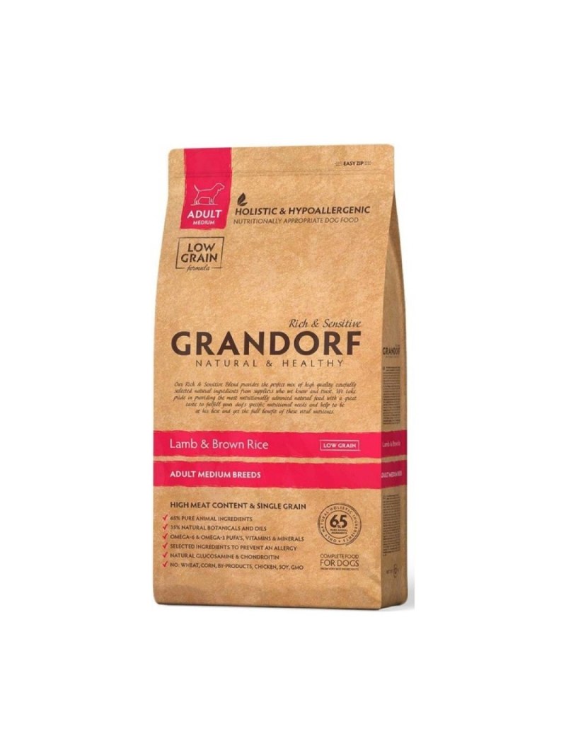 Grandorf Dog Maxi Lamb & Rice 12кг