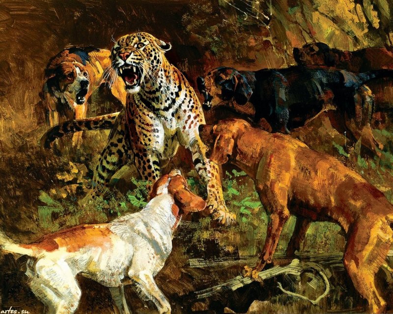 Художник - анималист Friedrich Wilhelm Kuhnert
