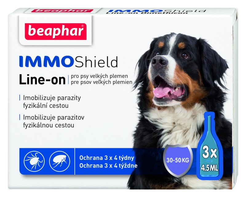Beaphar капли от блох и клещей immo Shield line-on для собак и щенков