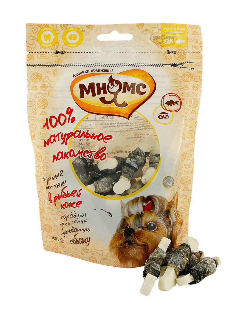 Лакомство для собак Мнямс мини-косточки ассорти