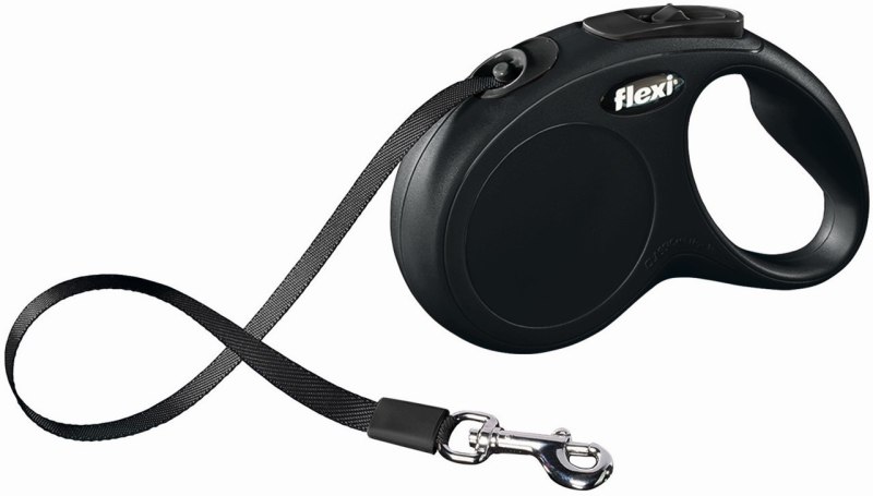 Flexi Рулетка New Classic XS (до 12 кг) 3 м лента черная