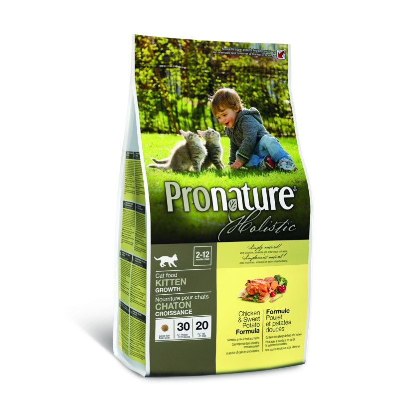 Корм сухой Pronature Holistic для кошек, для кожи и шерсти лосось с рисом