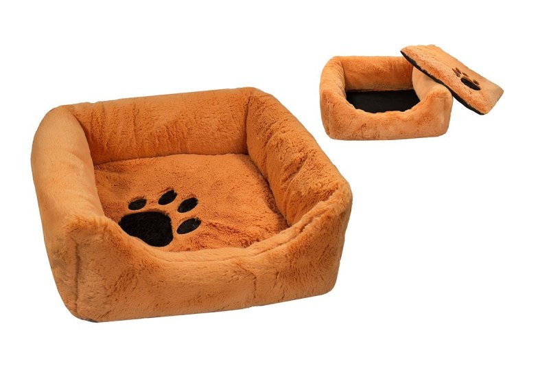 Midwest лежанка Pet Bed меховая 107х67 см коричневая