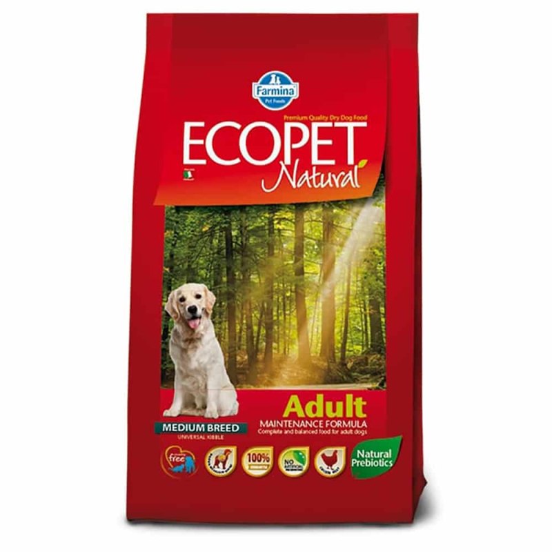 Ecopet natural Adult Mini ягненком 12кг