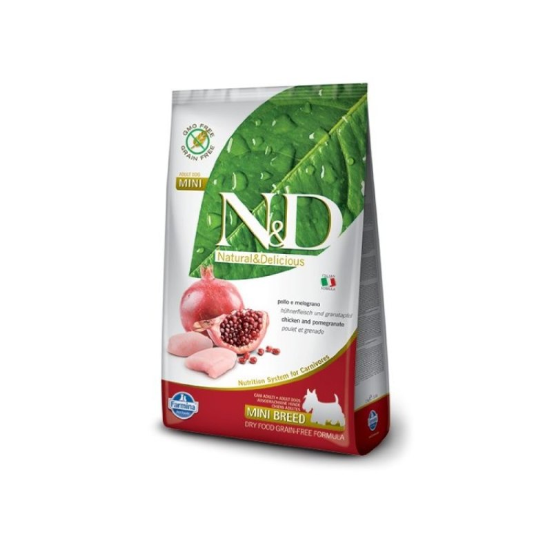 Фармина n&d Dog Прайм дог ягненок с черникой Adult Medium & Maxi 12кг