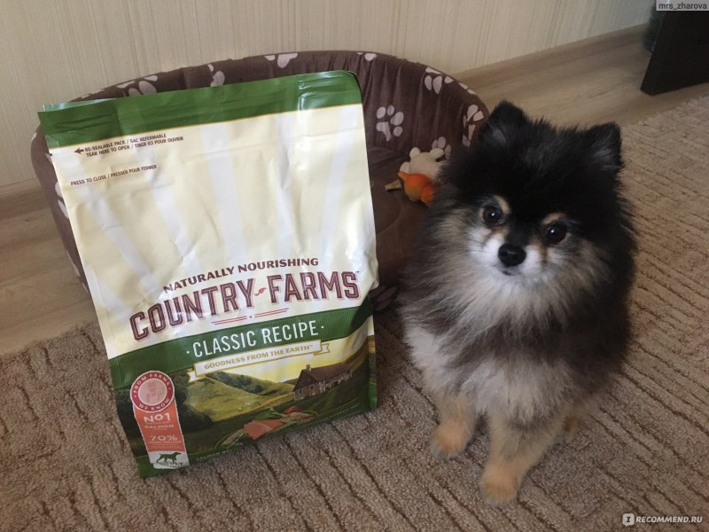 Корм для собак Country Farms лосось 12 кг