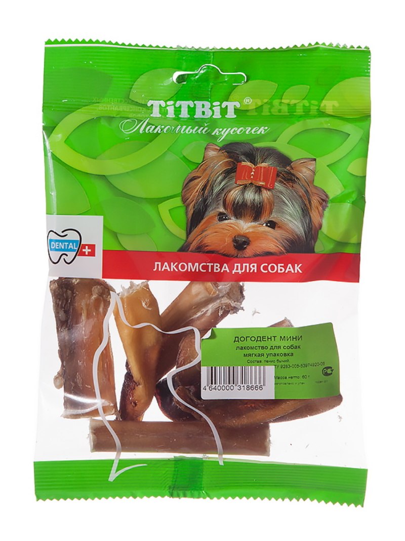 Лакомство для собак TITBIT догодент мини