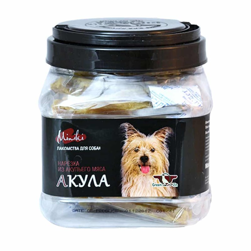 Лакомство GREENQZIN акула миники для собак мини пород, 625г АГ