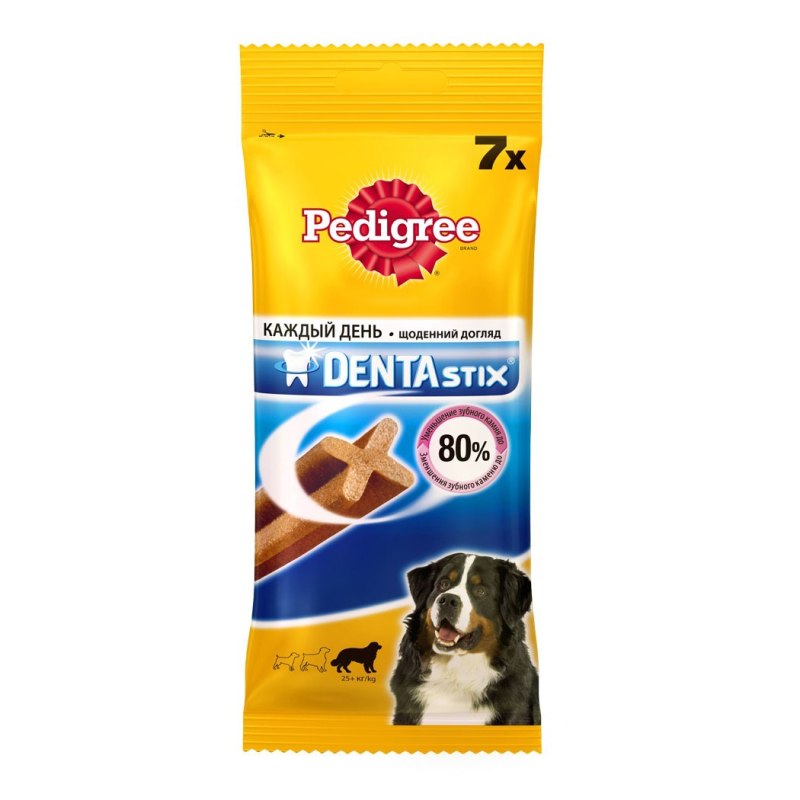 Pedigree для собак лакомство Denta Stix крупных пород 270