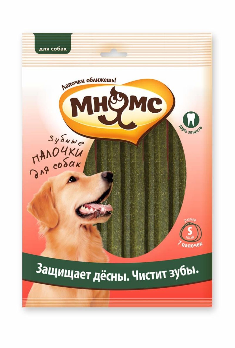 Мнямс зубные палочки для собак с эвкалиптом, 6 шт. Х 20 Г, 12 см, шт.