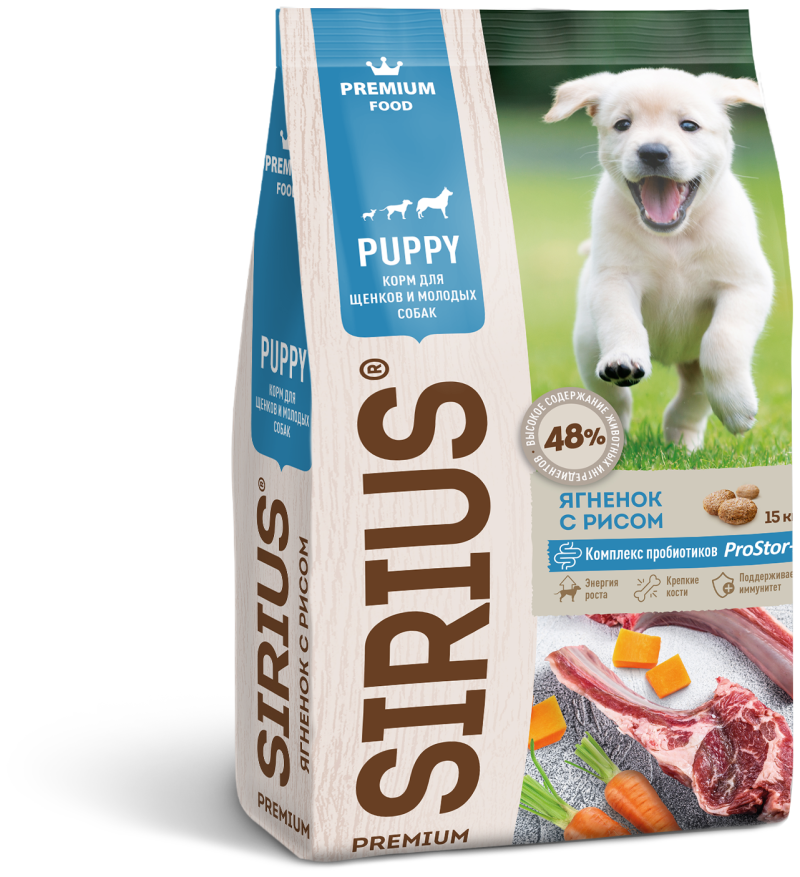 Sirius логотип корм