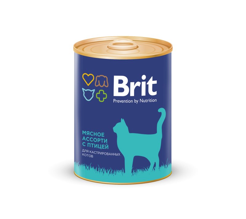 Brit Premium 0.850 Beef & Heart говядина и сердце консервы д/собак New (9297)
