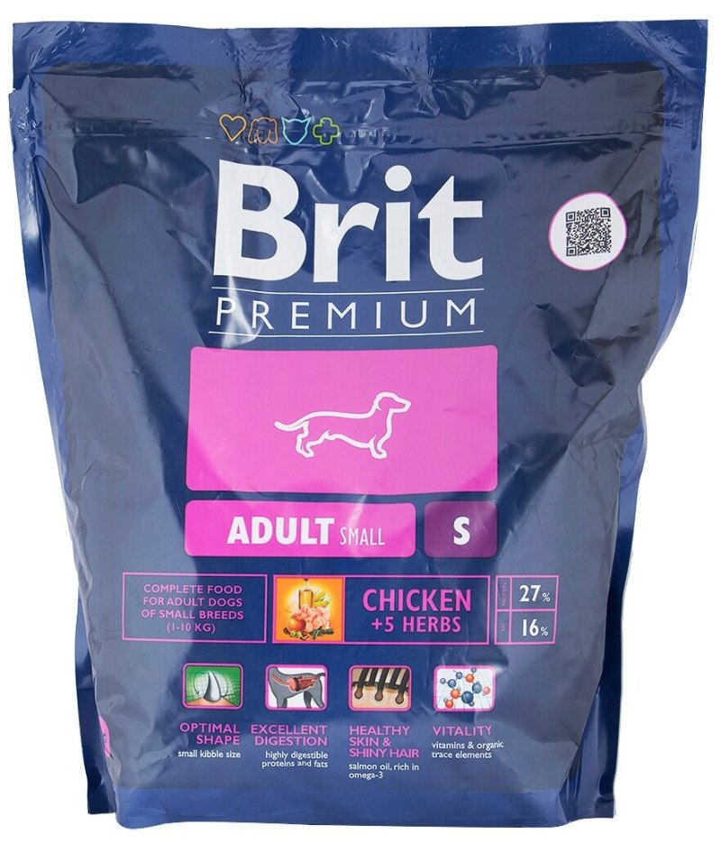 Корм для собак Brit Premium курица Adult